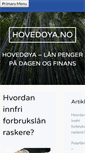 Mobile Screenshot of hovedoya.no